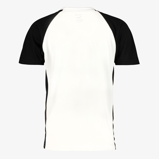 Kinder voetbal T-shirt wit zwart