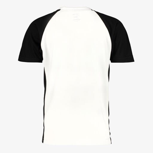 Kinder voetbal T-shirt wit zwart