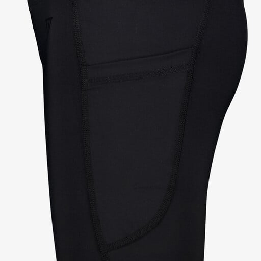 Dry kinder sportshort met zakken zwart