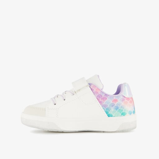 Meisjes zeemeermin sneakers wit