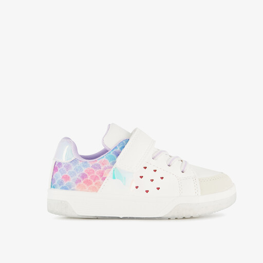 Meisjes zeemeermin sneakers wit