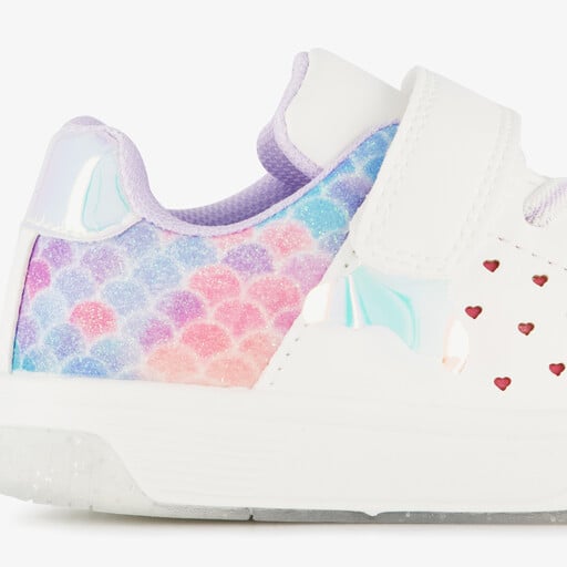 Meisjes zeemeermin sneakers wit