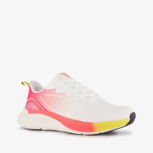 Dames hardloopschoenen wit rood