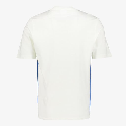 M LIN SJ heren T-shirt wit blauw