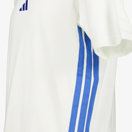 M LIN SJ heren T-shirt wit blauw