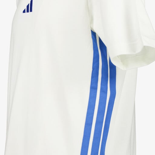 M LIN SJ heren T-shirt wit blauw