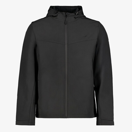 Heren outdoor softshell jas zwart