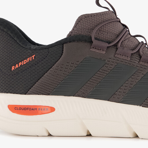 Rapidfit Wide Fit heren sneakers grijs zwart