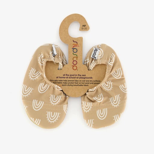 Caramel Regenboogjes kinder schoenen beige