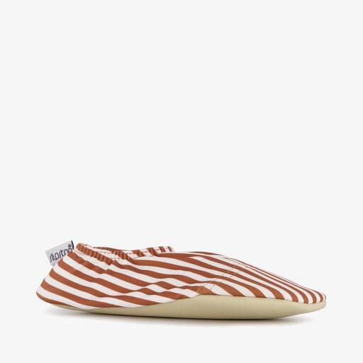 Cognac Stripe kinder schoenen wit