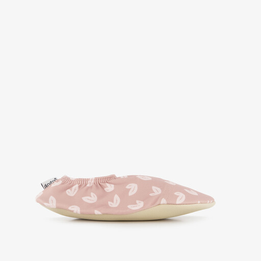 Amber kinder schoenen met hartjes roze