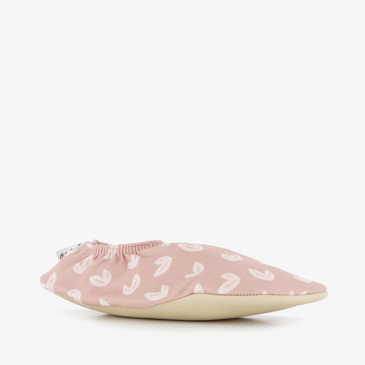 Amber kinder schoenen met hartjes roze