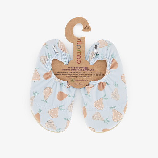 Kinder schoenen met peertjes blauw