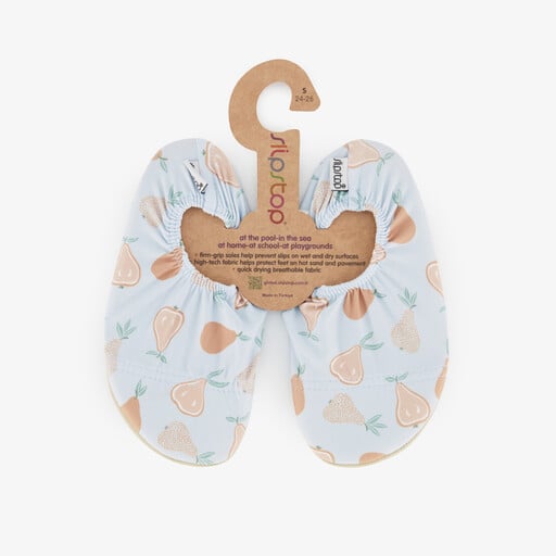 Kinder schoenen met peertjes blauw