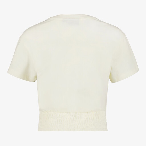 Cropped meisjes top wit