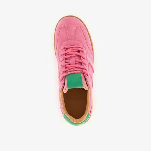 Dames sneakers roze groen