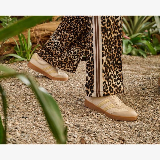 Dames sneakers beige geel