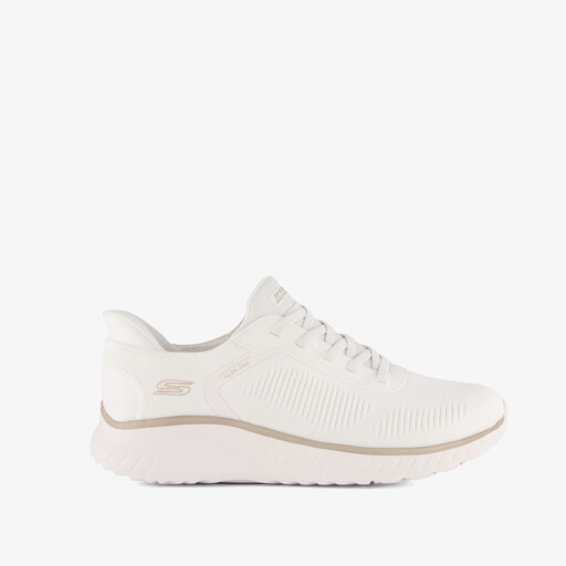 Slip-ins: BOBS Sport Wide Fit dames sneakers wit