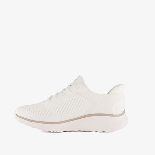 Slip-ins: BOBS Sport Wide Fit dames sneakers wit