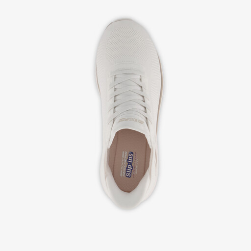 Slip-ins: BOBS Sport Wide Fit dames sneakers wit