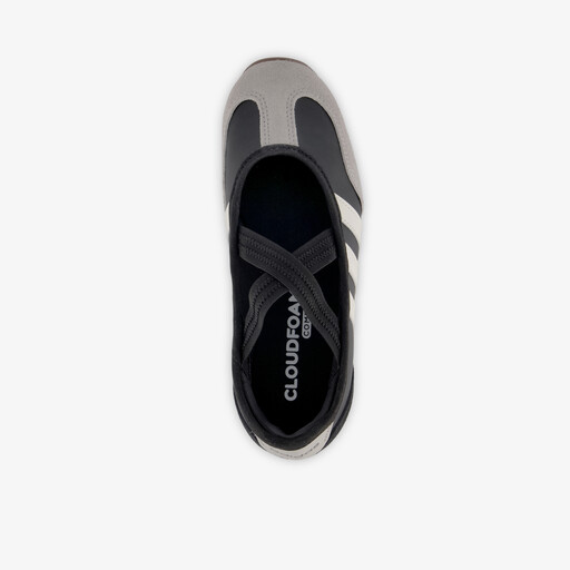 Barreda Mary Jane dames ballerina sneakers zwart