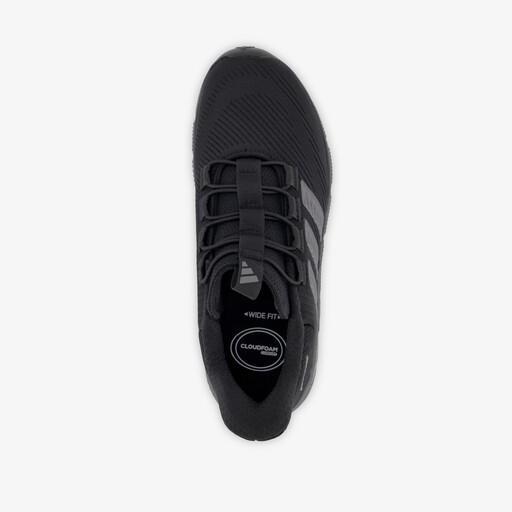 Rapidfit Wide Fit dames sneakers zwart