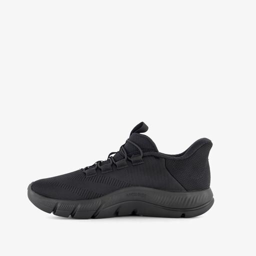 Rapidfit Wide Fit dames sneakers zwart