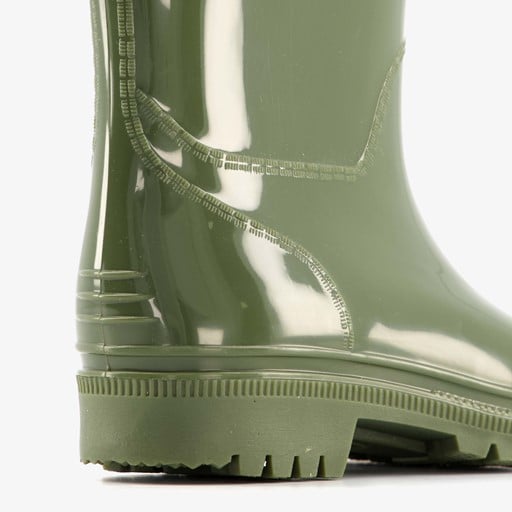 Groene kinder regenlaarzen