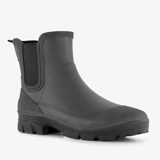Korte heren regenlaarzen zwart