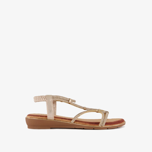 Dames sandalen goud
