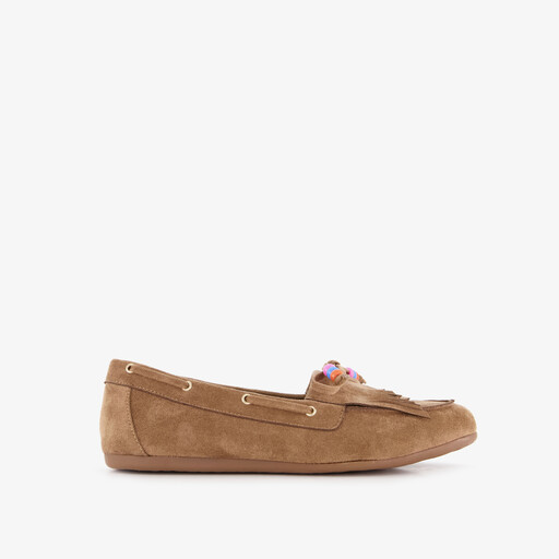 Dames mocassins bruin