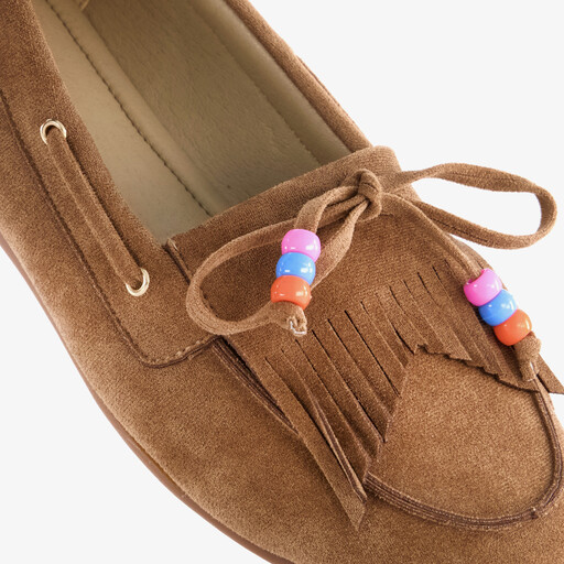 Dames mocassins bruin