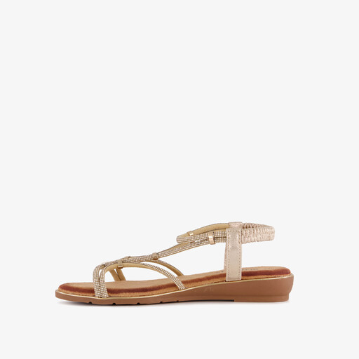 Dames sandalen goud