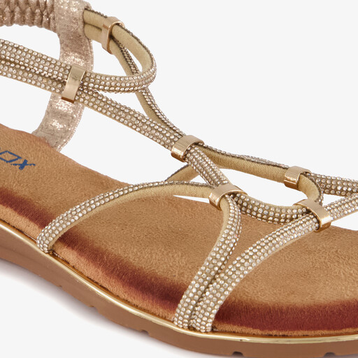 Dames sandalen goud