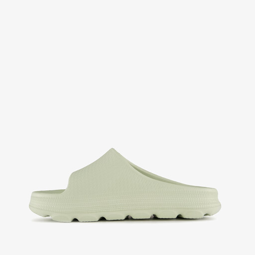 Dames badslippers saliegroen