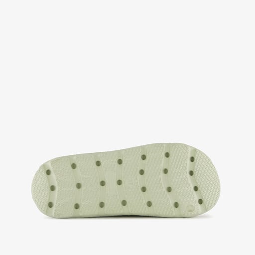 Dames badslippers saliegroen