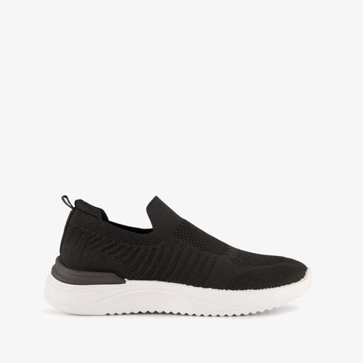 Dames instap sneakers zwart