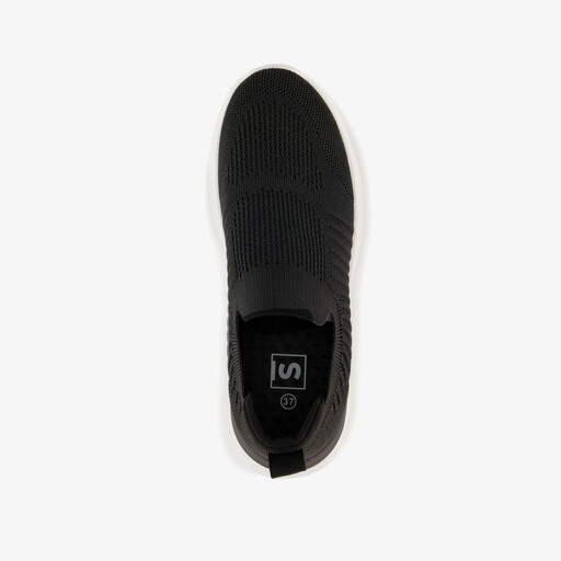 Dames instap sneakers zwart