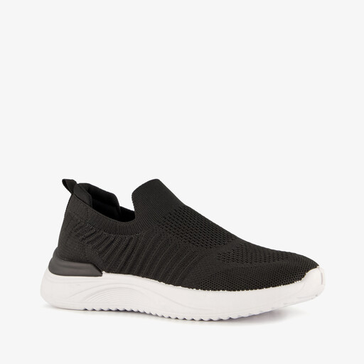 Dames instap sneakers zwart