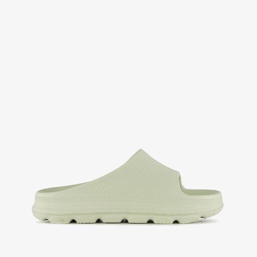 Dames badslippers saliegroen