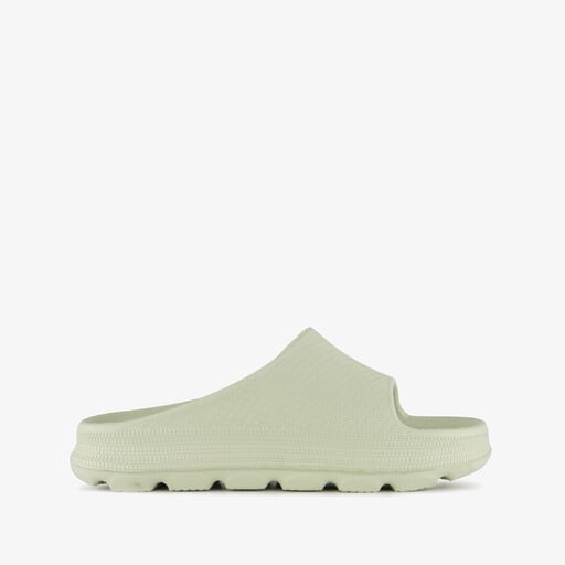 Dames badslippers saliegroen