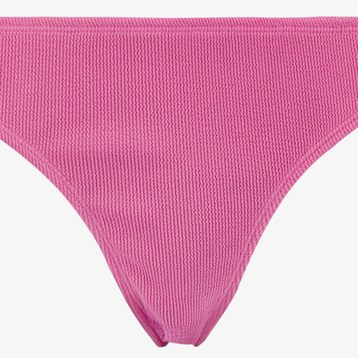 Dames bikinibroekje met structuur roze