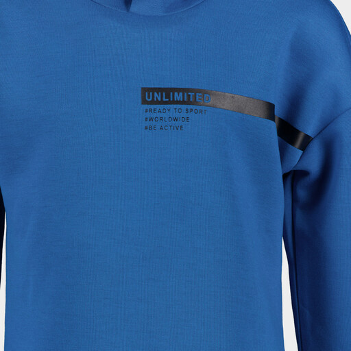 Jongens hoodie blauw