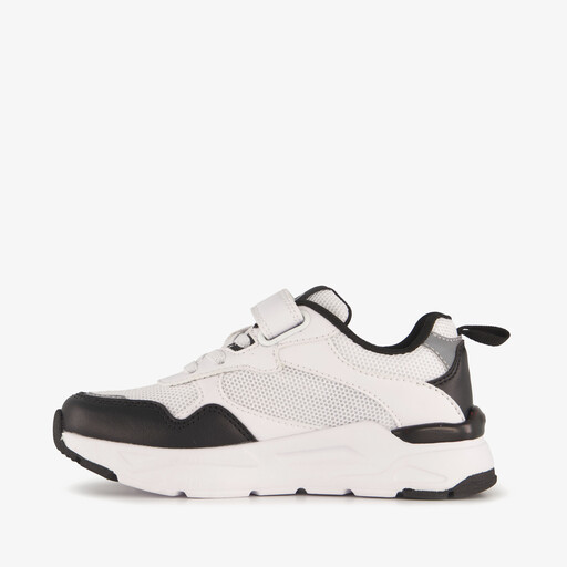 Jongens sneakers wit zwart