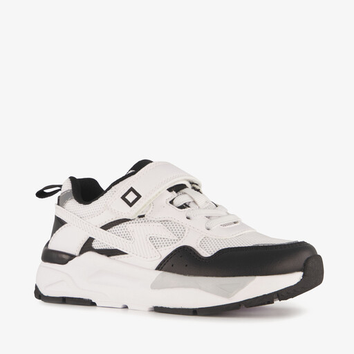 Jongens sneakers wit zwart