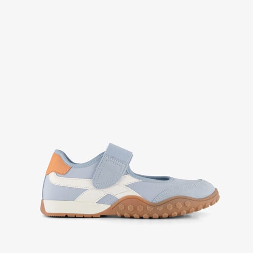 Dames ballerina sneakers lichtblauw