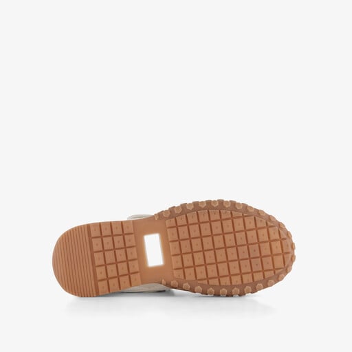 Dames ballerina sneakers beige