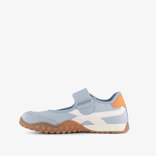 Dames ballerina sneakers lichtblauw