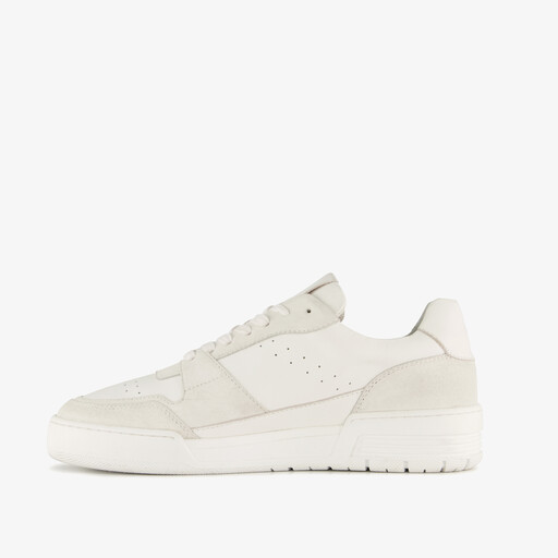 Leren heren sneakers wit