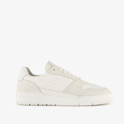 Leren heren sneakers wit